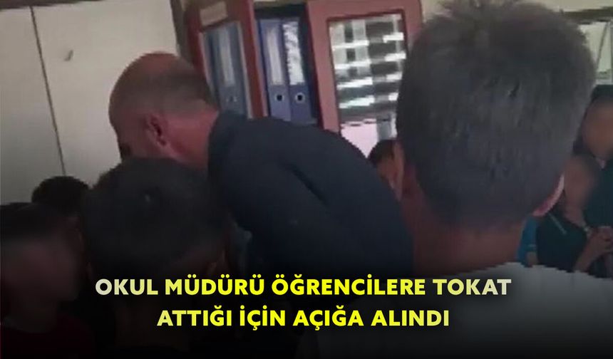 Okul Müdürü Öğrencilere Tokat Attığı İçin Açığa Alındı