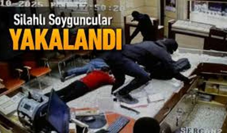 Safranbolu'da kuyumcu soygunu; İlginç görüntüler