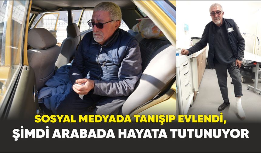 Sosyal Medyada Tanışıp Evlendi, Şimdi Arabada Hayata Tutunuyor