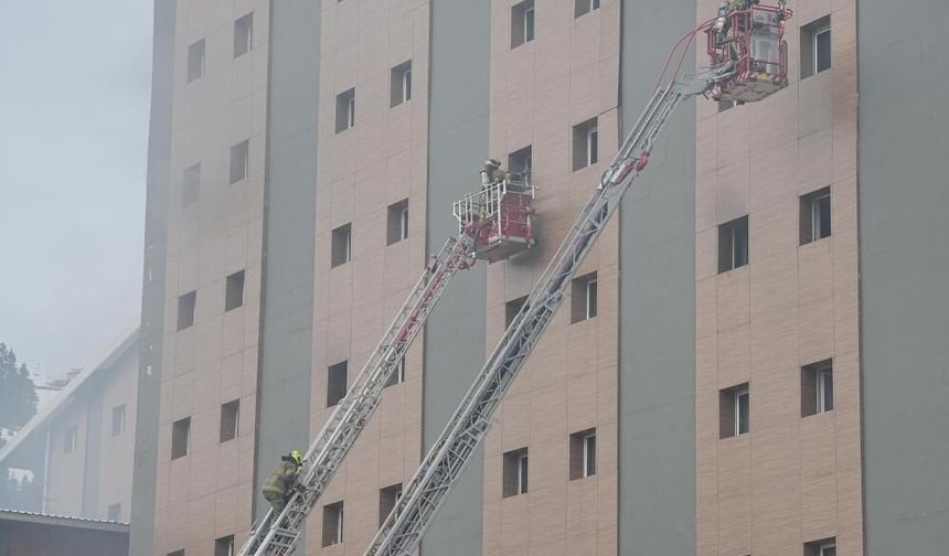 Uludağ’da Kervansaray Otel’de yangın çıktı
