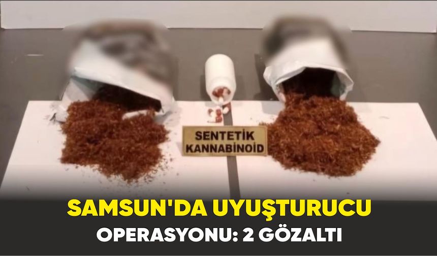İlkadım’da uyuşturucu operasyonu: 2 gözaltı