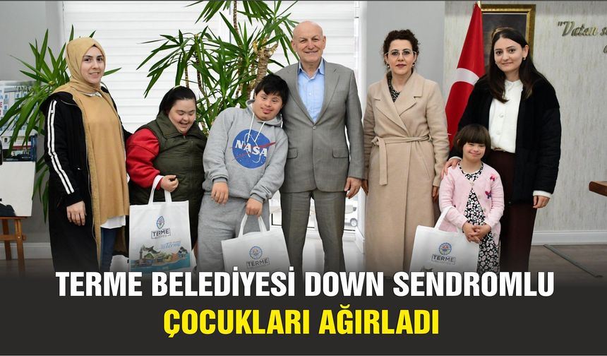 Terme Belediyesi Down sendromlu çocukları ağırladı