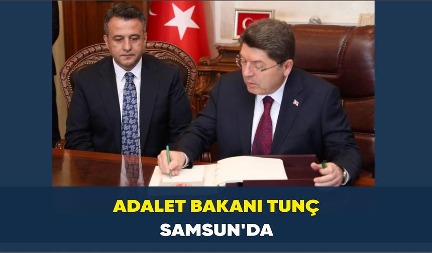 Adalet Bakanı Tunç'tan Başkan Doğan'a Ziyaret