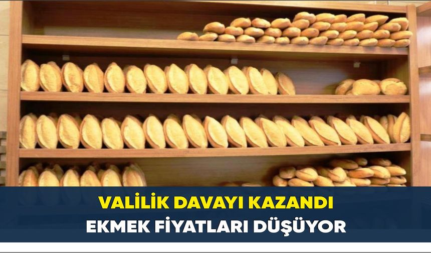 Samsun'da 12,5 TL'den satılan ekmeğin fiyatı 10 TL'ye düştü