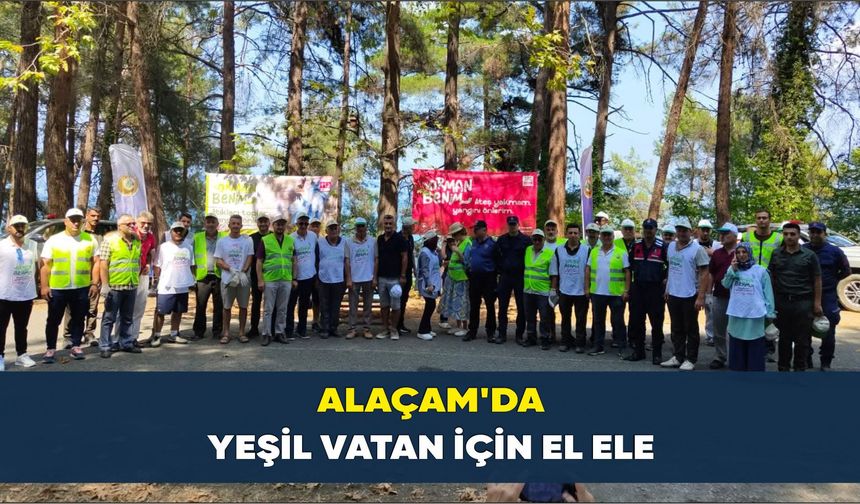Alaçam'da Yeşil Vatan İçin El Ele