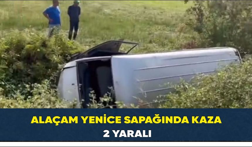 Alaçam Yenice Sapağında Kaza: 2 Yaralı