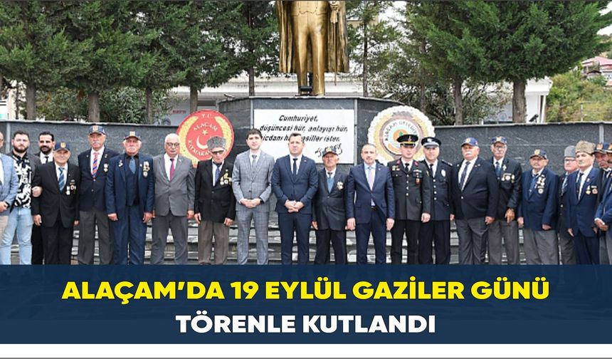 Alaçam'da 19 Eylül Gaziler Günü Töreni