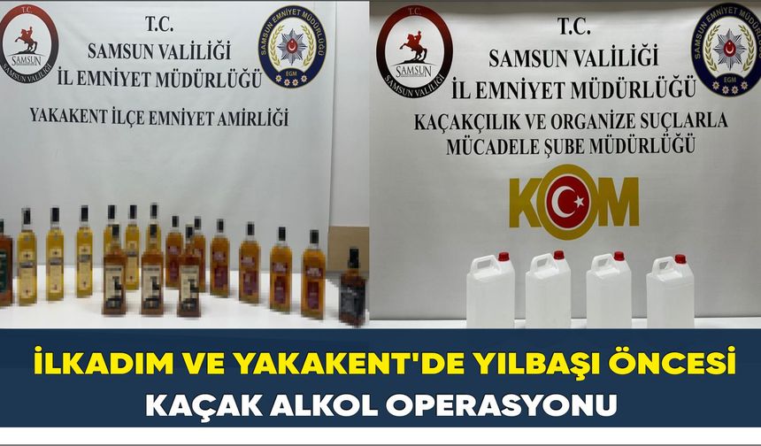 Samsun'da yılbaşı öncesi kaçak alkol operasyonu - kizilirmakgazetesi.com