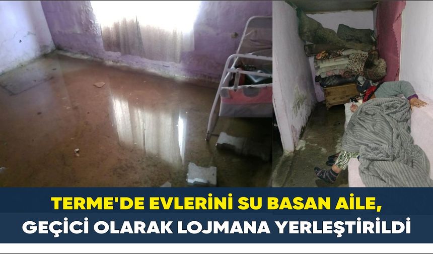 Evlerini su basan aile, geçici olarak lojmana yerleştirildi - kizilirmakgazetesi.com