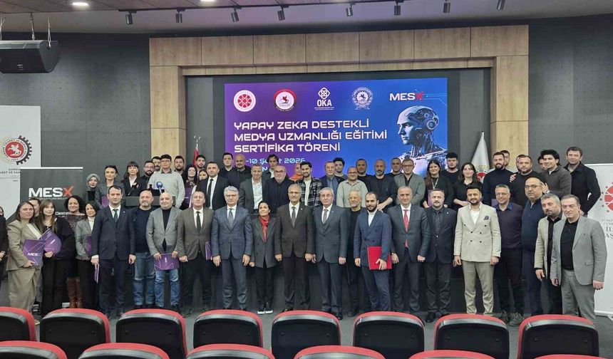 Samsun'da Yapay Zeka Destekli Medya Uzmanlığı eğitimi sona erdi