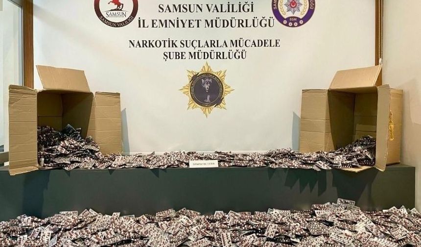 Atakum'da Zehir operasyonunda 24 bin 600 uyuşturucu hap ele geçirildi - kizilirmakgazetesi.com