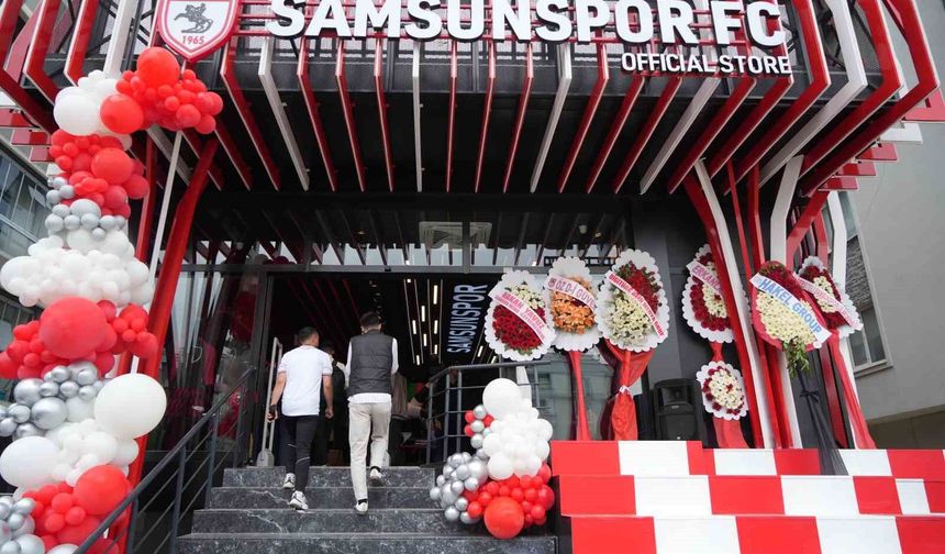 Samsunspor FC Store'un açılışı gerçekleştirildi