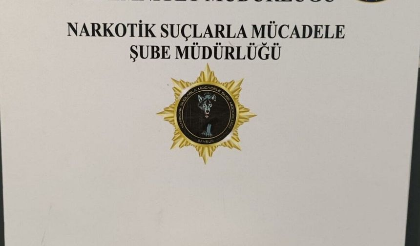 Canik ilçesinde uyuşturucu operasyonunda 1 gözaltı