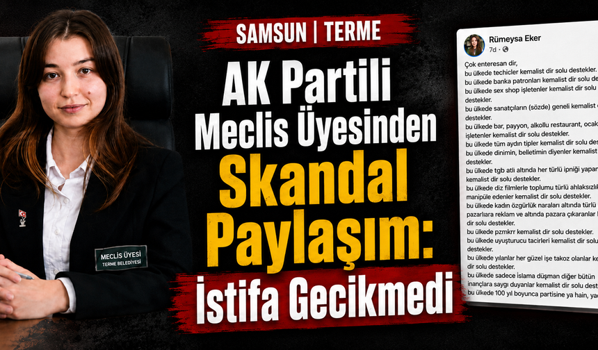 AK Partili Meclis Üyesinden Skandal Paylaşım