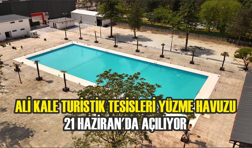 BAFRA BELEDİYESİ ALİ KALE TURİSTİK TESİSLERİ YÜZME HAVUZU 21 HAZİRAN'DA AÇILIYOR