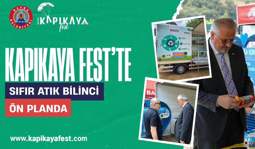 KAPIKAYAFEST'TE SIFIR ATIK BİLİNCİ ÖN PLANDA