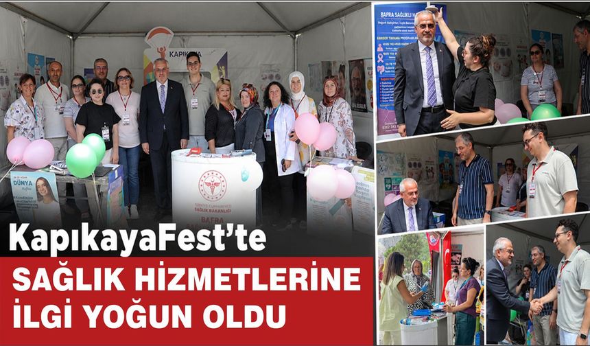 KapıkayaFest’te Sağlık Hizmetlerine İlgi Yoğun Oldu