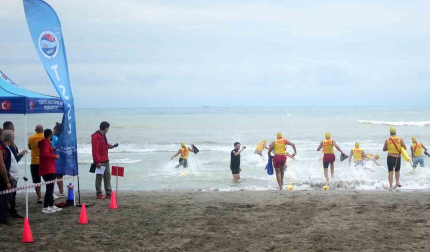 Samsun'da Cankurtarma Sportif Deniz Türkiye Şampiyonası