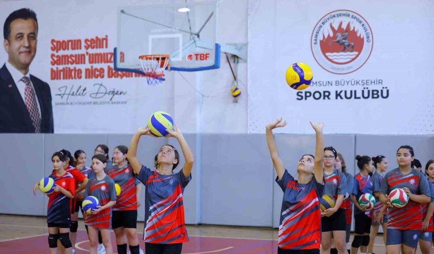 Samsun'da yaz spor okullarına 422 çocuk ve genç katıldı