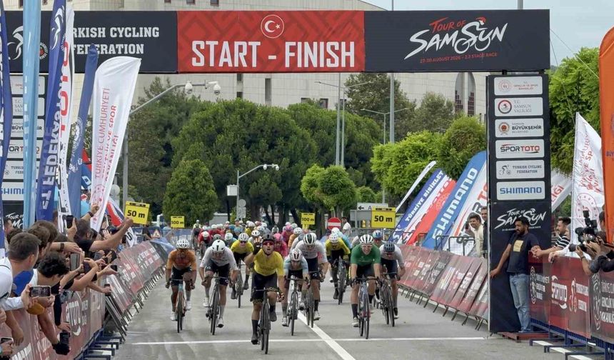 Tour of Samsun 2026 Bisiklet Yarışları'nda Ramazan Yılmaz birinci oldu