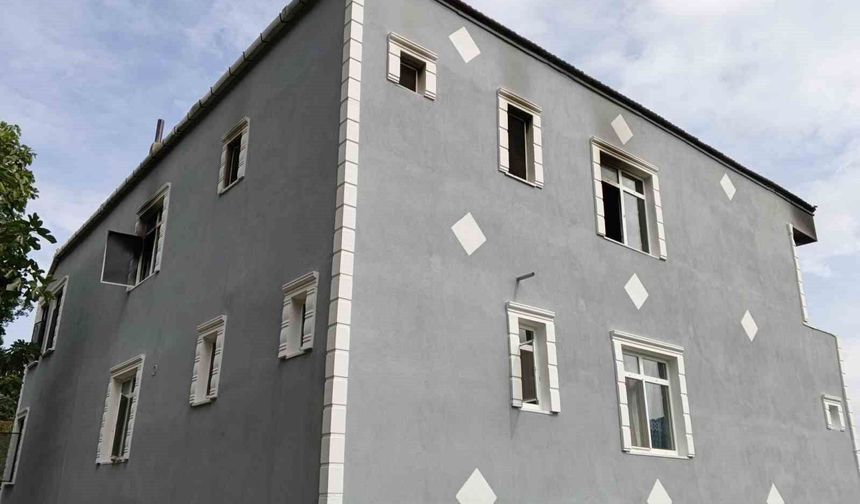 Çarşamba'da ev yangını: Maddi zarar oluştu