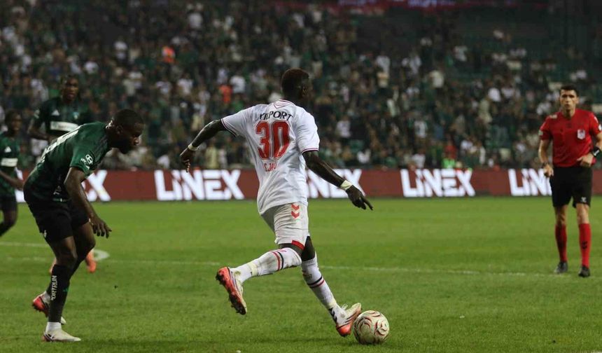 Samsunspor deplasmanda 1-0 mağlup oldu