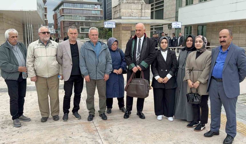 Baba ve iki çocuğunun hayatını kaybettiği heyelan faciası davasına devam edildi