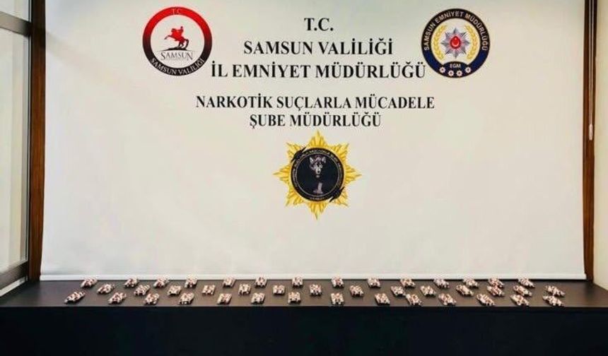 Canik'de 2 bin 352 sentetik ecza ele geçirildi: 3 gözaltı