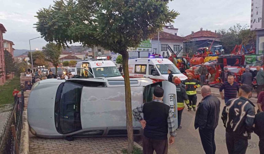 Havza'da trafik kazası: 4 yaralı