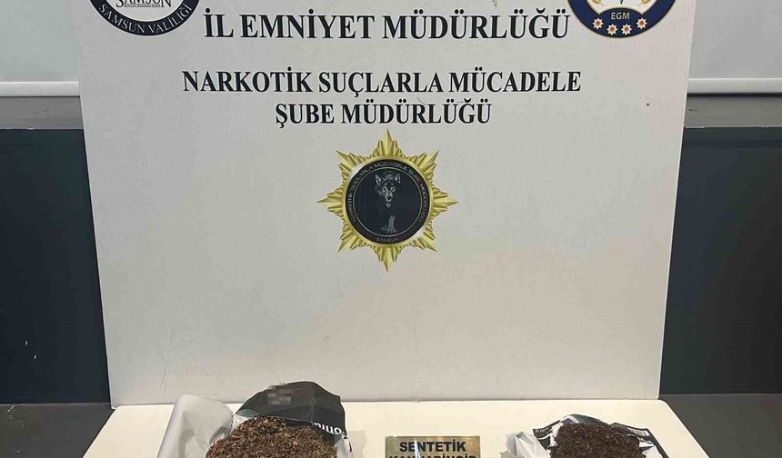 İlkadım ve Canik'de uyuşturucu operasyonu: 2 gözaltı