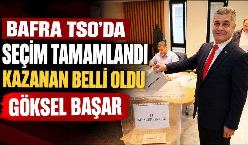 Bafra TSO’da Kazanan Göksel Başar ve ekibi oldu