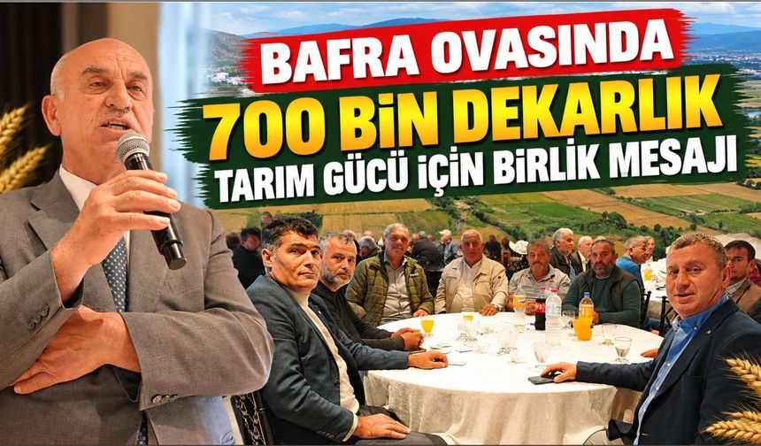 Osman Tosuner Çiftçiler ve Muhtarlarla Buluştu