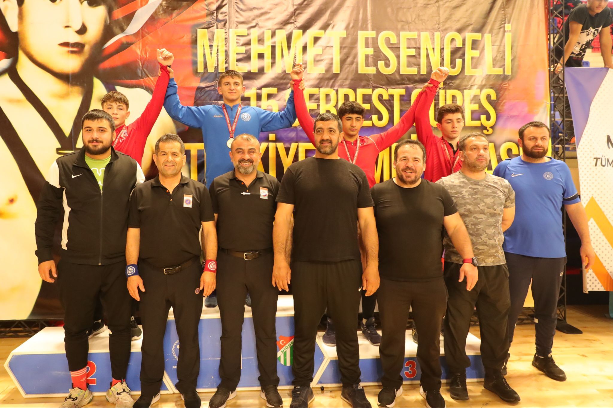 U15 Serbest Güreş takımı, Türkiye şampiyonu 