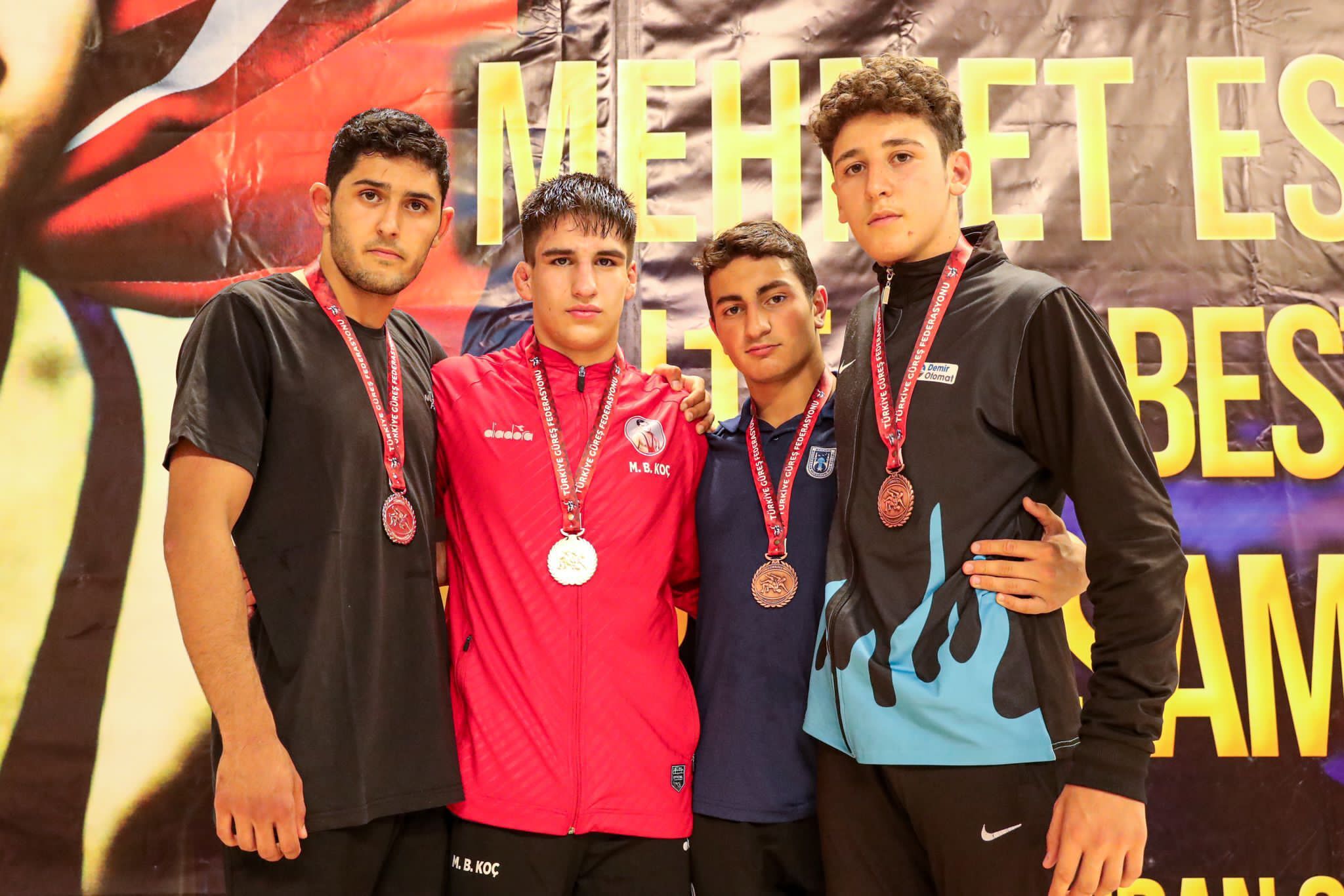 U15 Serbest Güreş takımı, Türkiye şampiyonu 