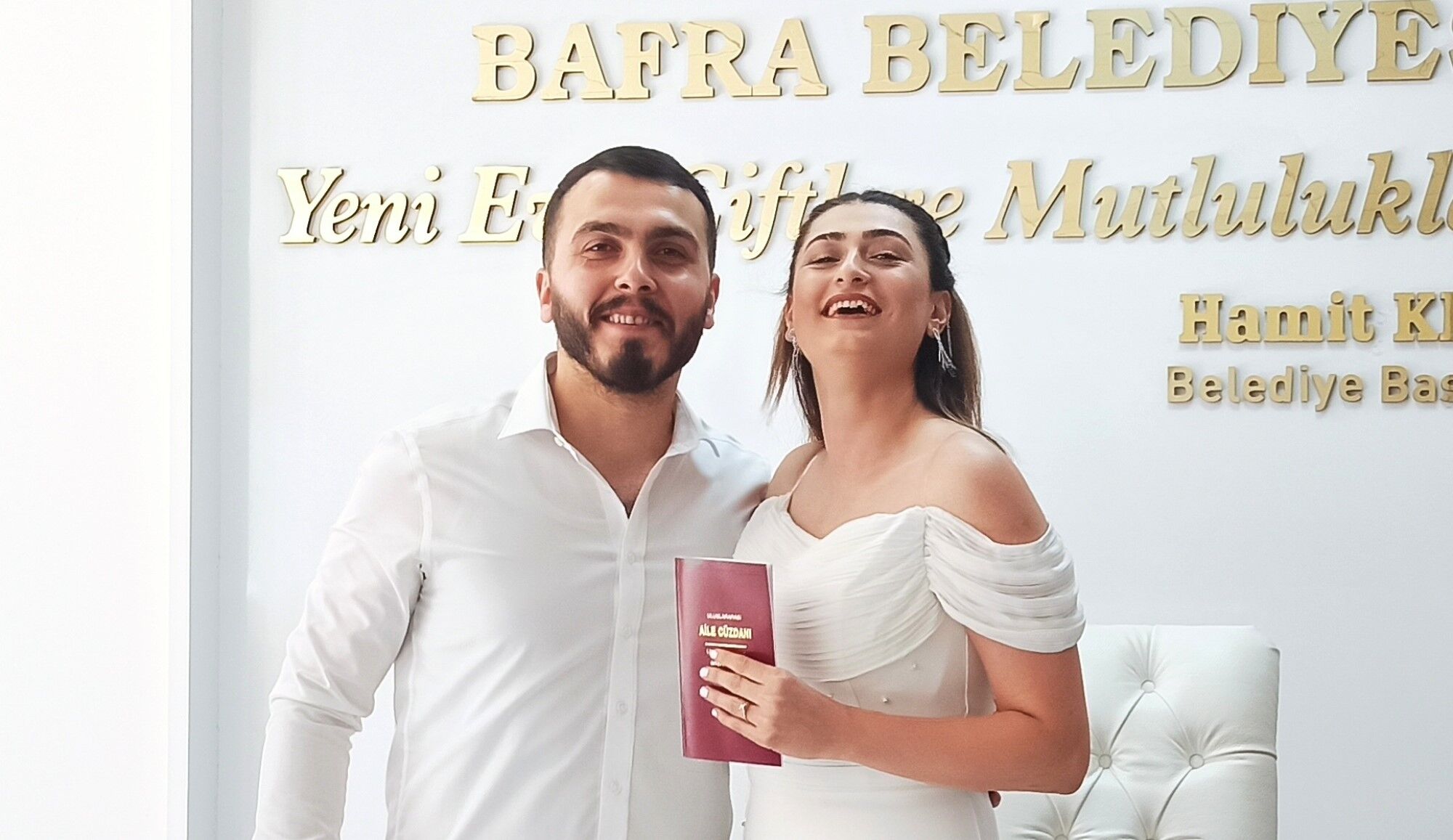 Bafra'da Asayiş büro amiri bekarlığa veda etti