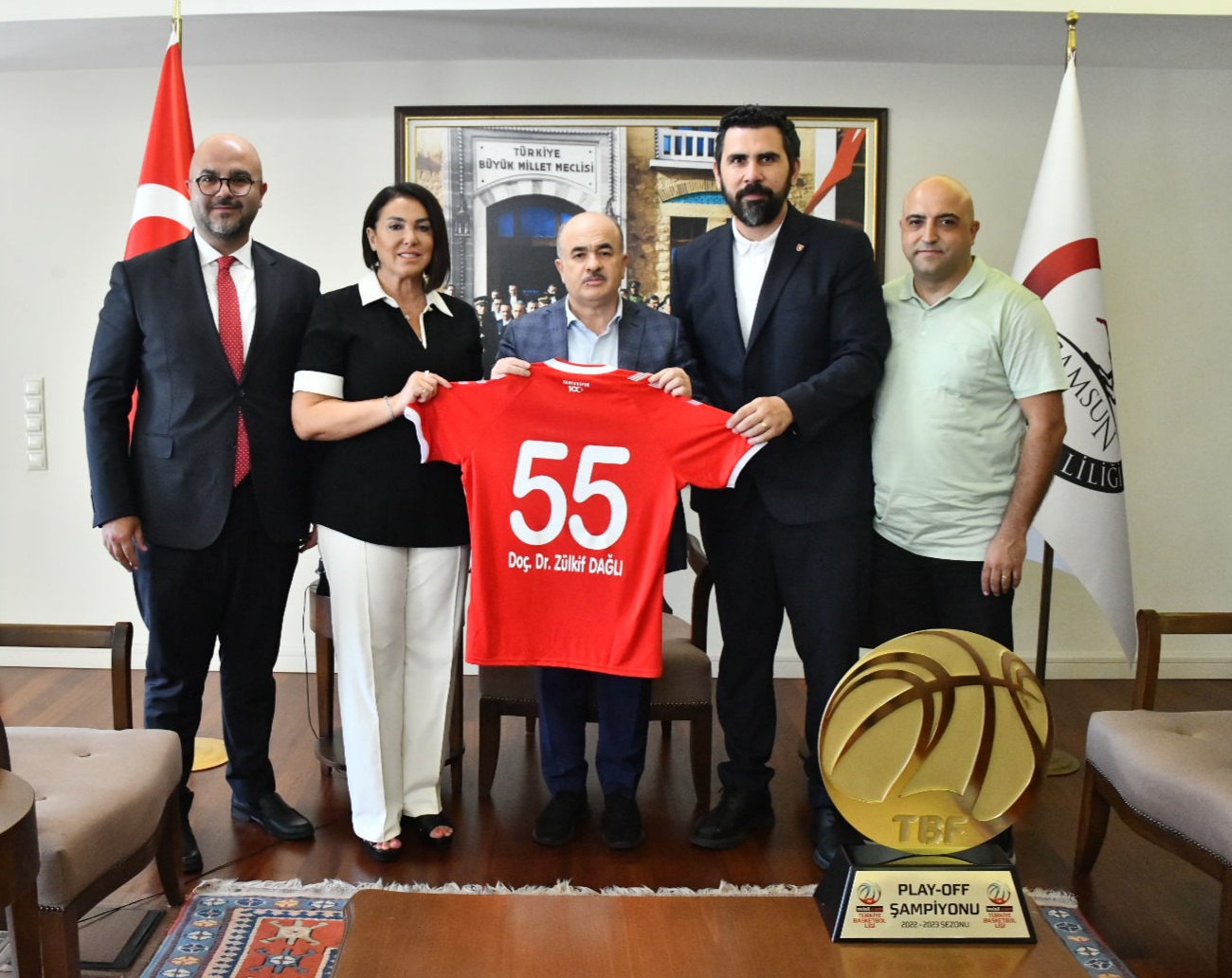 Samsunspor Kulübü'nden  Vali Dağlı'ya Ziyaret