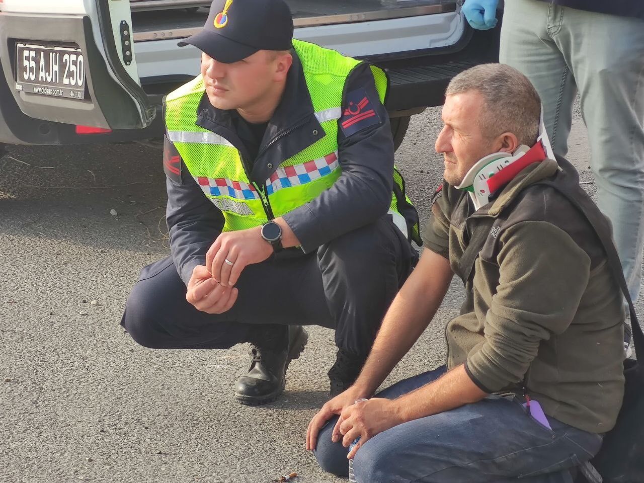 Amasya'da yolcu otobüsü kazası