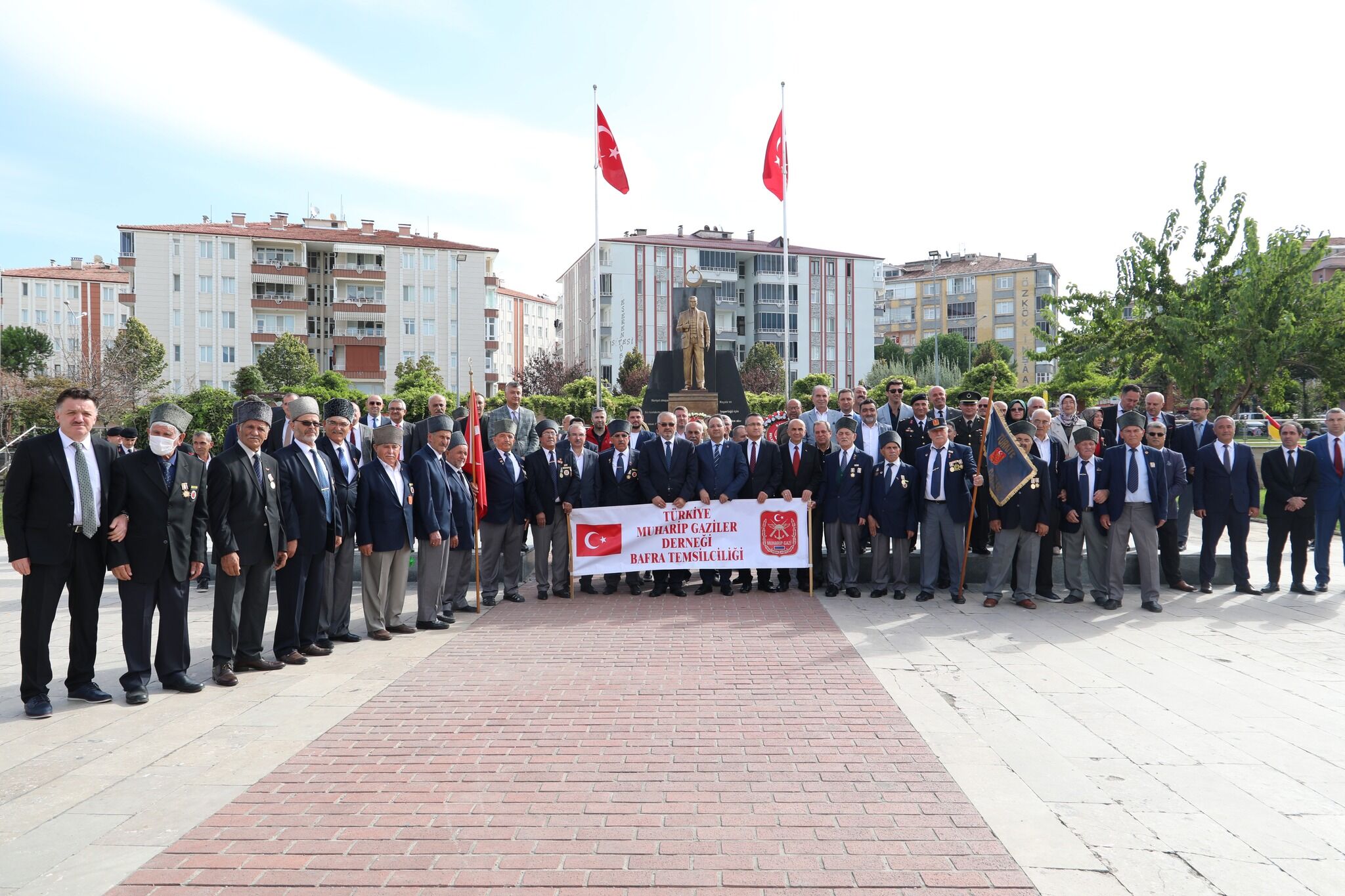 Bafra'da Gaziler Günü törenle kutlandı