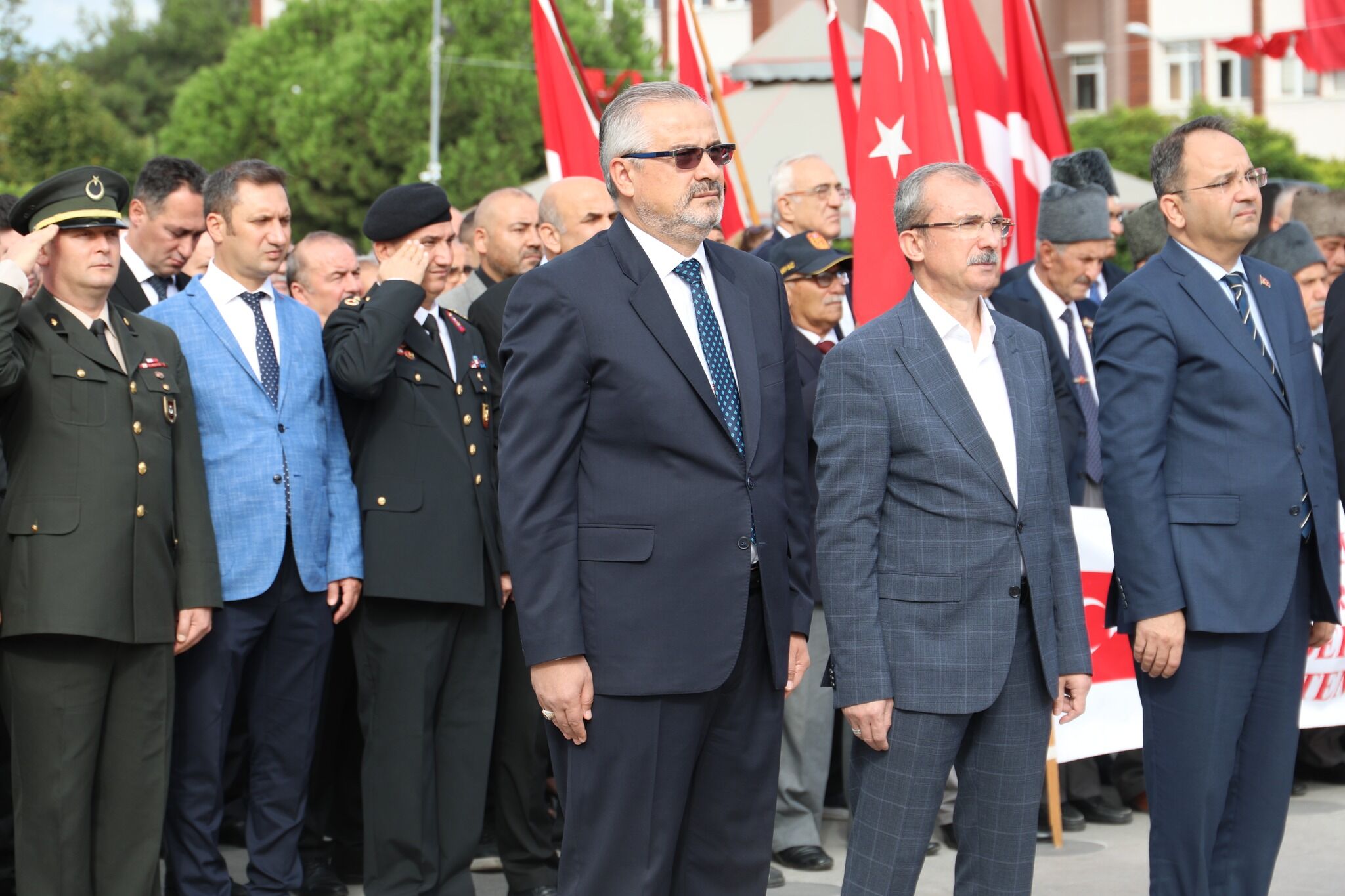 Bafra'da Gaziler Günü törenle kutlandı