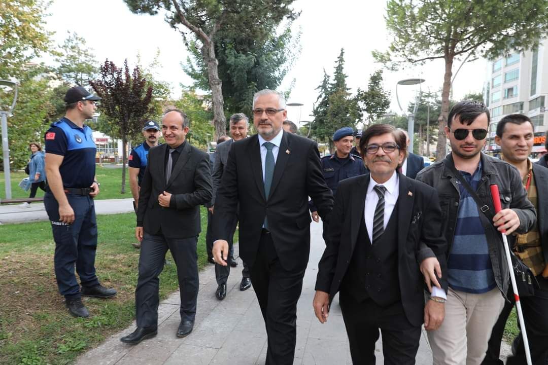 Bafra'da 15 Ekim Dünya Beyaz Baston Etkinliği