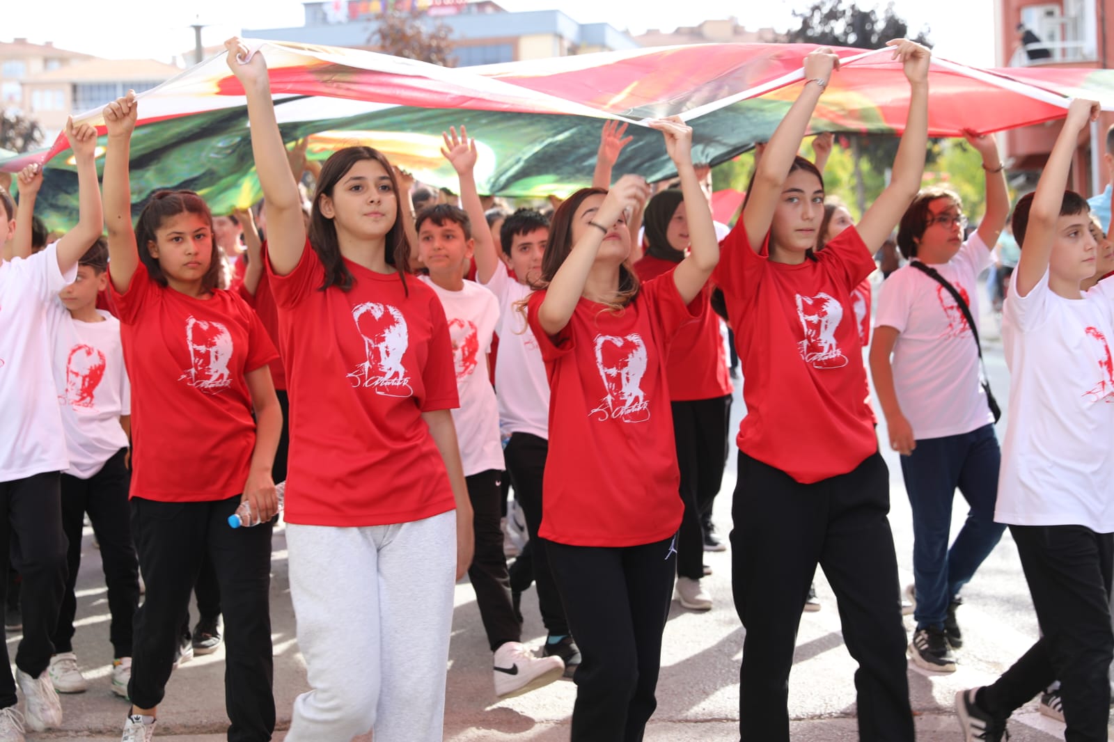 Bafra Sokaklarında Cumhuriyet Coşkusu yaşandı