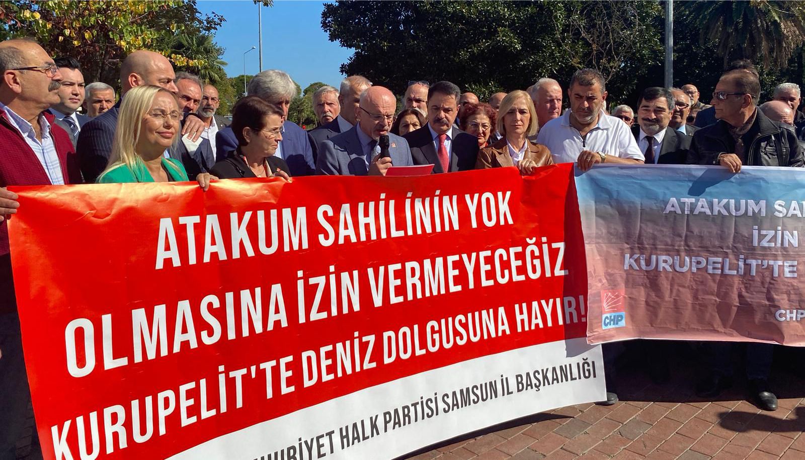 CHP Samsun İl Başkanı Mehmet ÖZDAĞ, Atakum sahilinden elinizi çekin! 