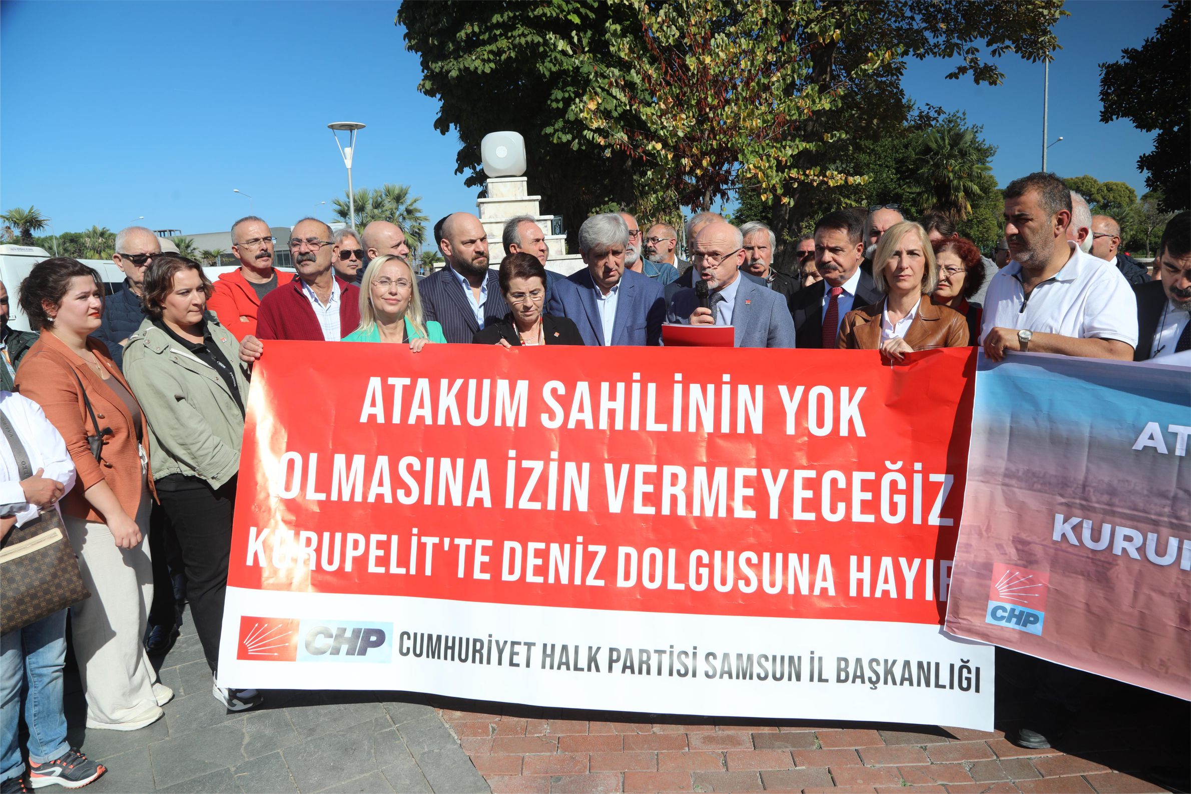 CHP Samsun İl Başkanı Mehmet ÖZDAĞ, Atakum sahilinden elinizi çekin! 