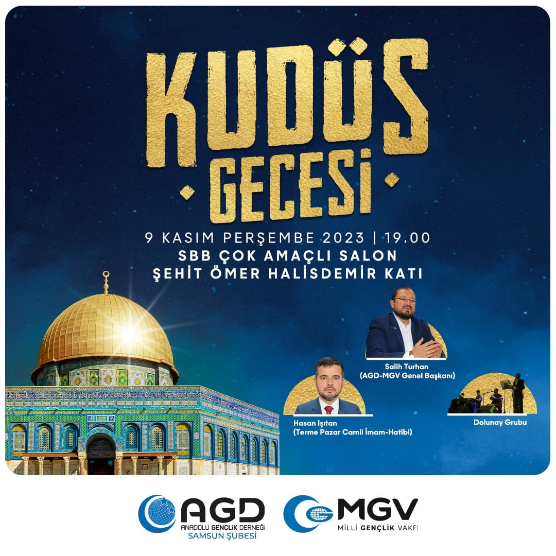 AGD'den ''Kudüs Gecesi'' programına davet