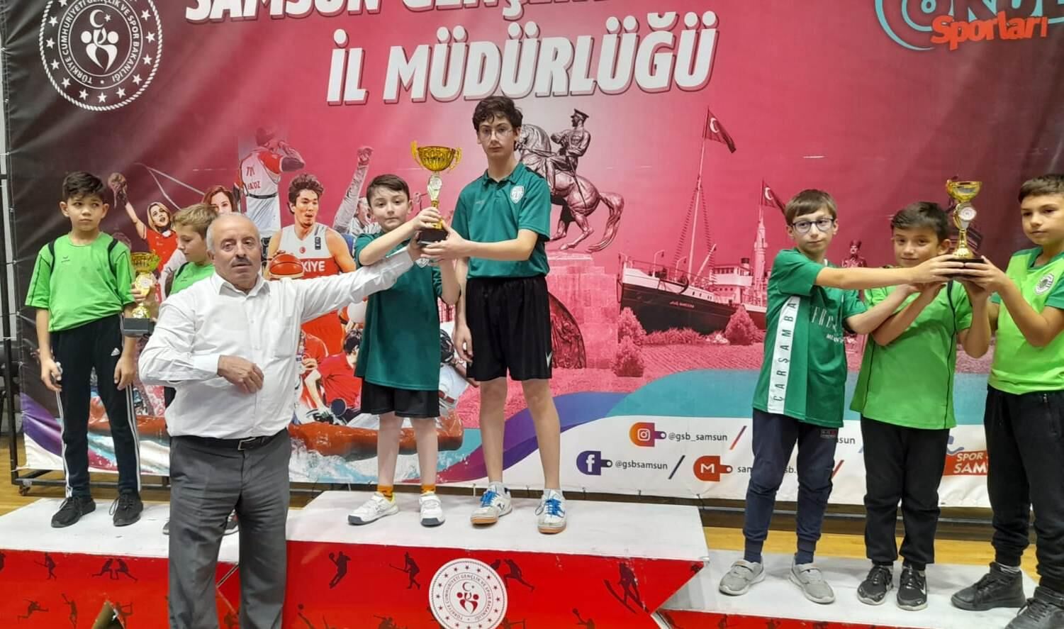 Küçükler Takım ve Gençler Masa Tenisi İl Birinciliği son erdi