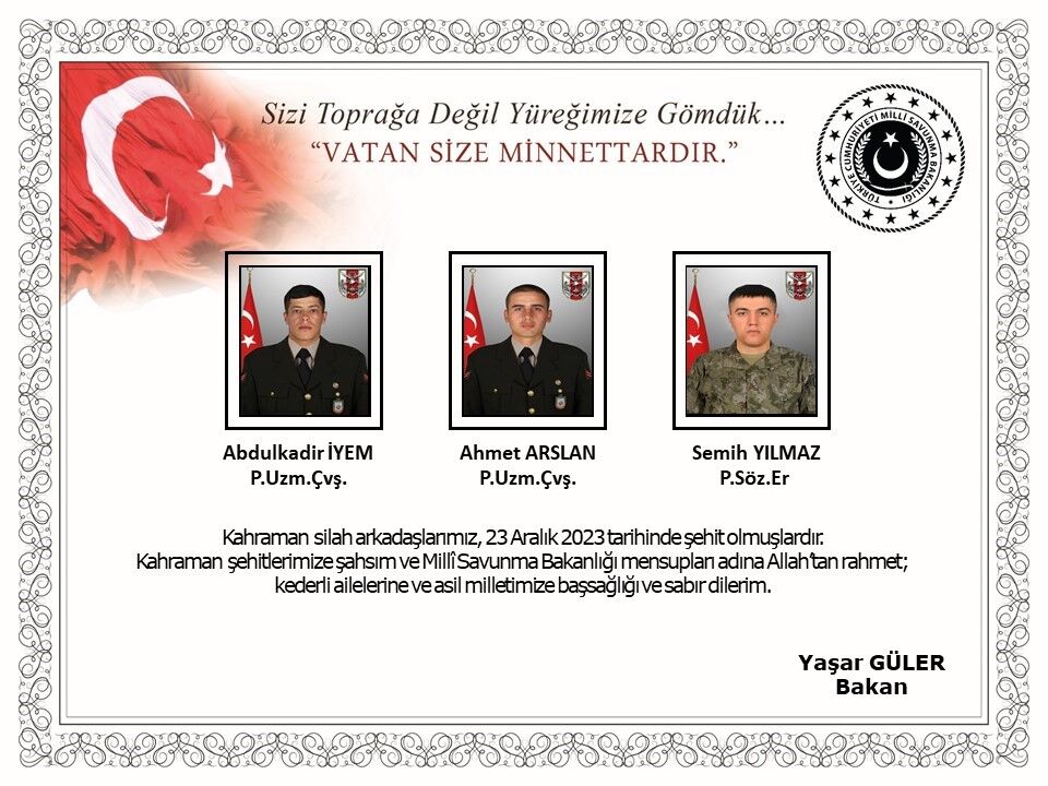 şehit olan askerin acı haberi Ankara’daki annesine verildi