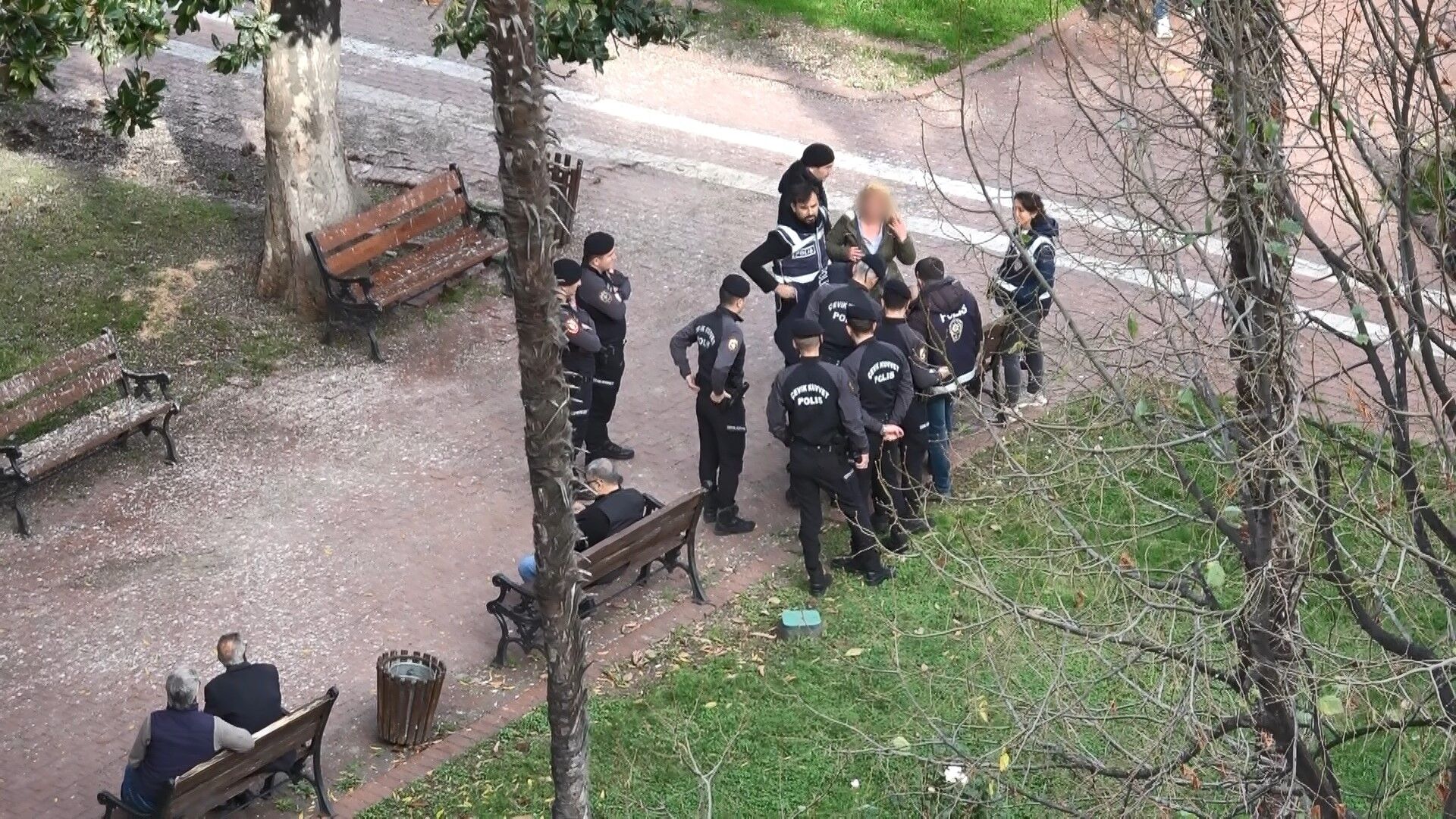 Samsun'da Anıtpark’ta yine sarhoş rezaleti