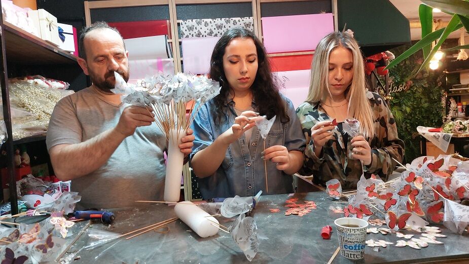 Samsun'da Çiçekçilerde 14 Şubat Mesaisi (2)