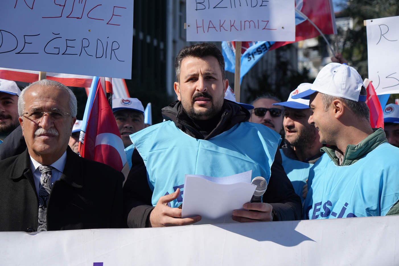Samsun'da Enerji Çalışanlarından ’Refah Payı’ Talebi (4)
