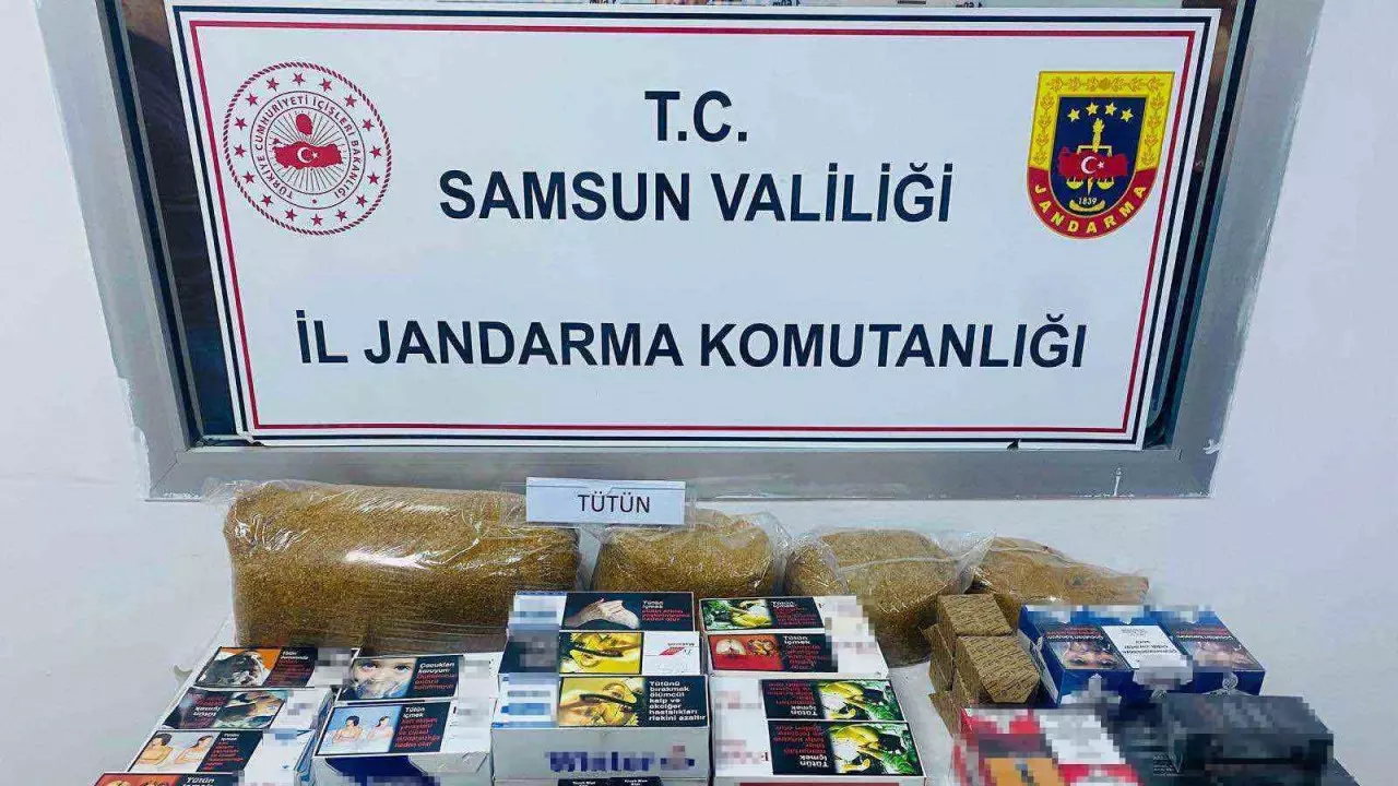 Samsunda Jandarma Tarafindan Duzenlenen Operasyonunda Cok Sayida Makaron Ele Gecirildi 20240228 A W151362